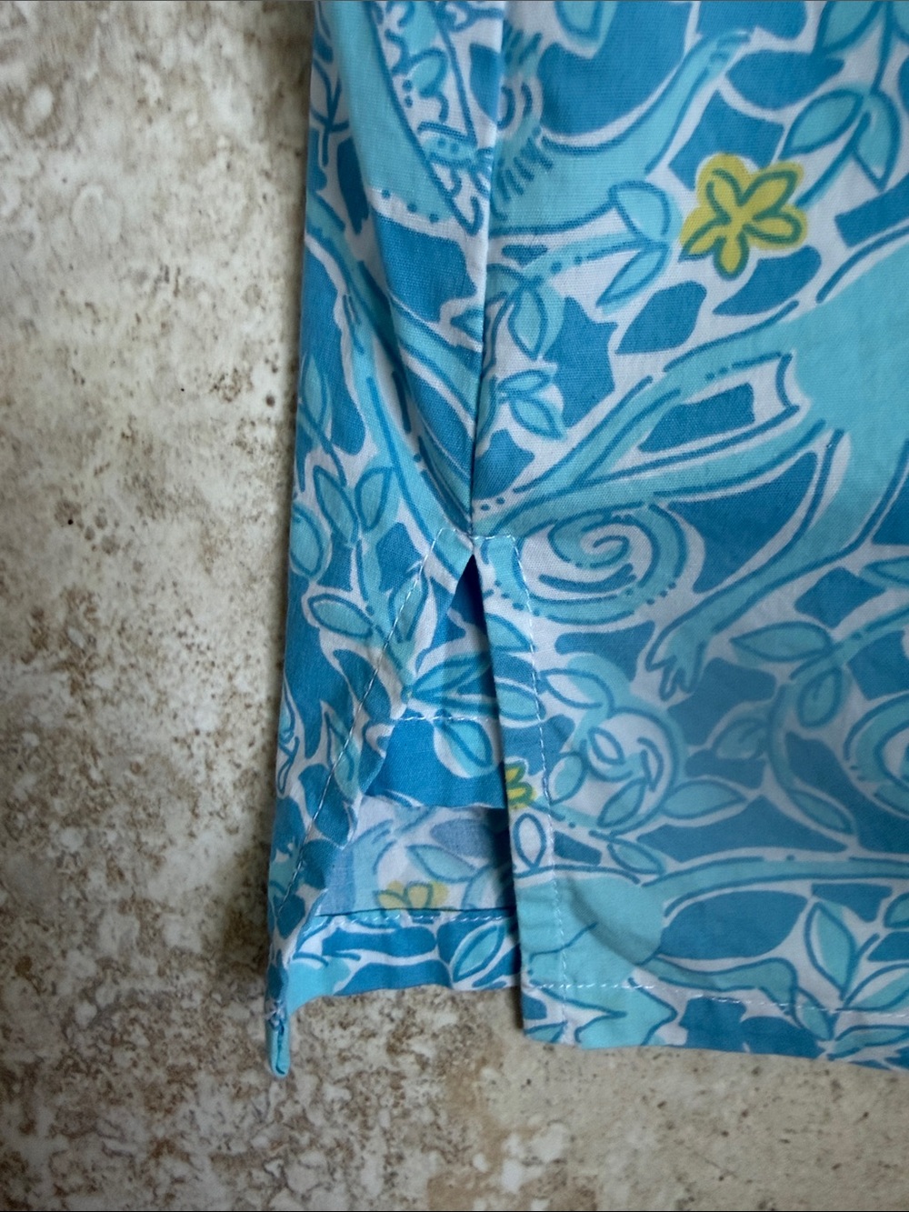 Lily Pulitzer Monkey Floral Print Mini Skort - Picture 6 of 7